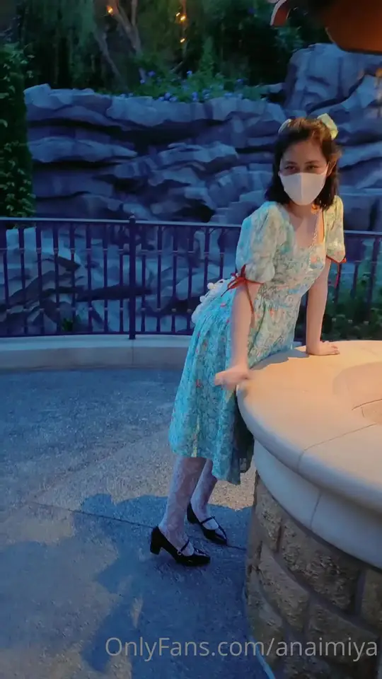 Princess Poses at Castle Wishing Well