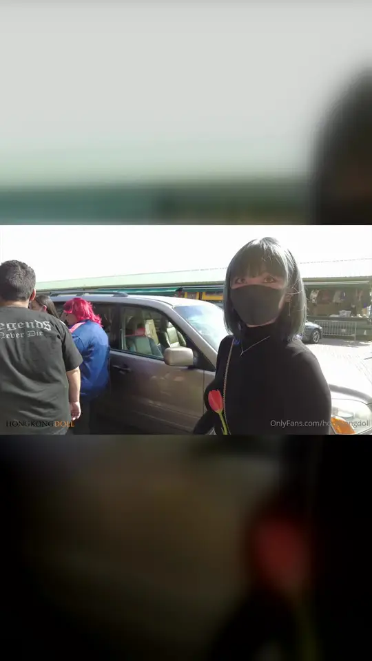 Masked woman hotel window standing sex